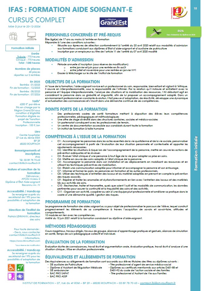 Fiche catalogue IFAS